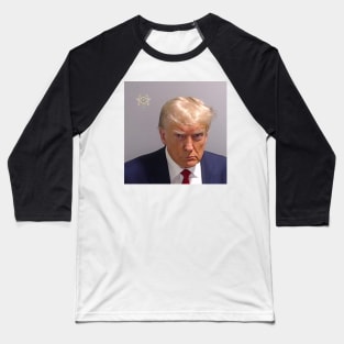 Donald Trump Fulton County Georgia Mugshot 2023 Baseball T-Shirt